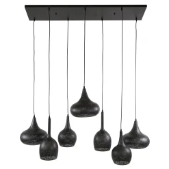 Hängelampe Industrial Zip 7 Schirme Metall Lochmuster-Vintagehaus Lampen Outlet