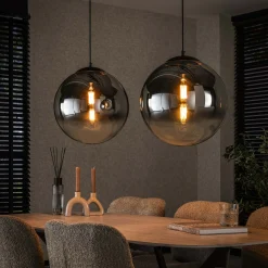 Hängelampe Pendelleuchte Shaded Rauchglas Bubble Seifenblase-Vintagehaus Lampen Discount