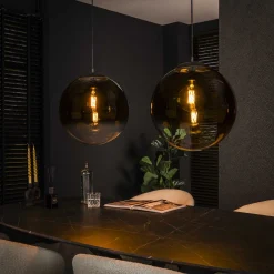 Hängelampe Pendelleuchte Shaded Rauchglas Bubble Seifenblase-Vintagehaus Lampen Discount