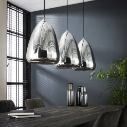 Hängelampe Silver Pearl Industrial Chromfinish-Vintagehaus Lampen Sale