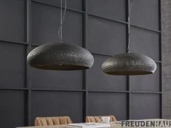 Hängelampe Vintage Punch Industrial Dots 2 Schirme Metall Ø 53 cm-Vintagehaus Lampen Clearance