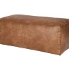 Hocker Leder Rodeo Pouf Cognac-BePureHome