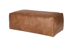 Hocker Leder Rodeo Pouf Cognac-BePureHome