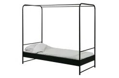 Industrial Himmelbett Metallbett Koje Schwarz Metall 90/200-Vintagehaus Outlet