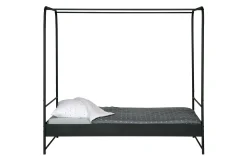 Industrial Himmelbett Metallbett Koje Schwarz Metall 120-Vintagehaus Best