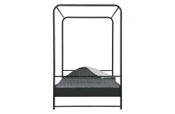 Industrial Himmelbett Metallbett Koje Schwarz Metall 120-Vintagehaus Best