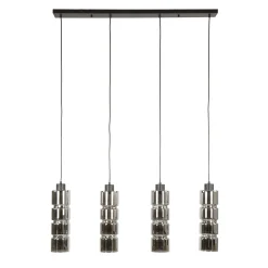 Industrial Hängelampe Pendelleuchte Column Verchromtes Glas-Vintagehaus Lampen Online