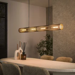 Industrial Hängelampe Tube Lochstahl 120 cm-Vintagehaus Lampen Clearance