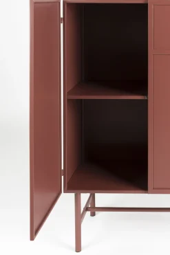 Industrial Schrank Hochkommode Davis Metall Rostrot-Vintagehaus Hot