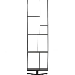 Industrial Standregal Bücherregal Jiske Schwarz Metall 180-WOOOD Hot