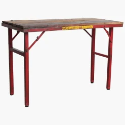 Kleiner Vintage Esstisch 105/60 Cafehaustisch Klappbar-Raw Materials Online