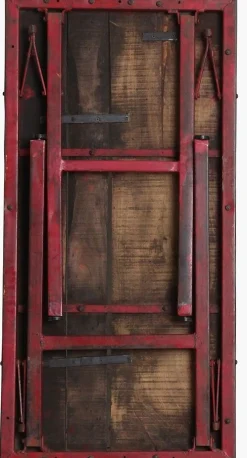 Kleiner Vintage Esstisch 105/60 Cafehaustisch Klappbar-Raw Materials Online