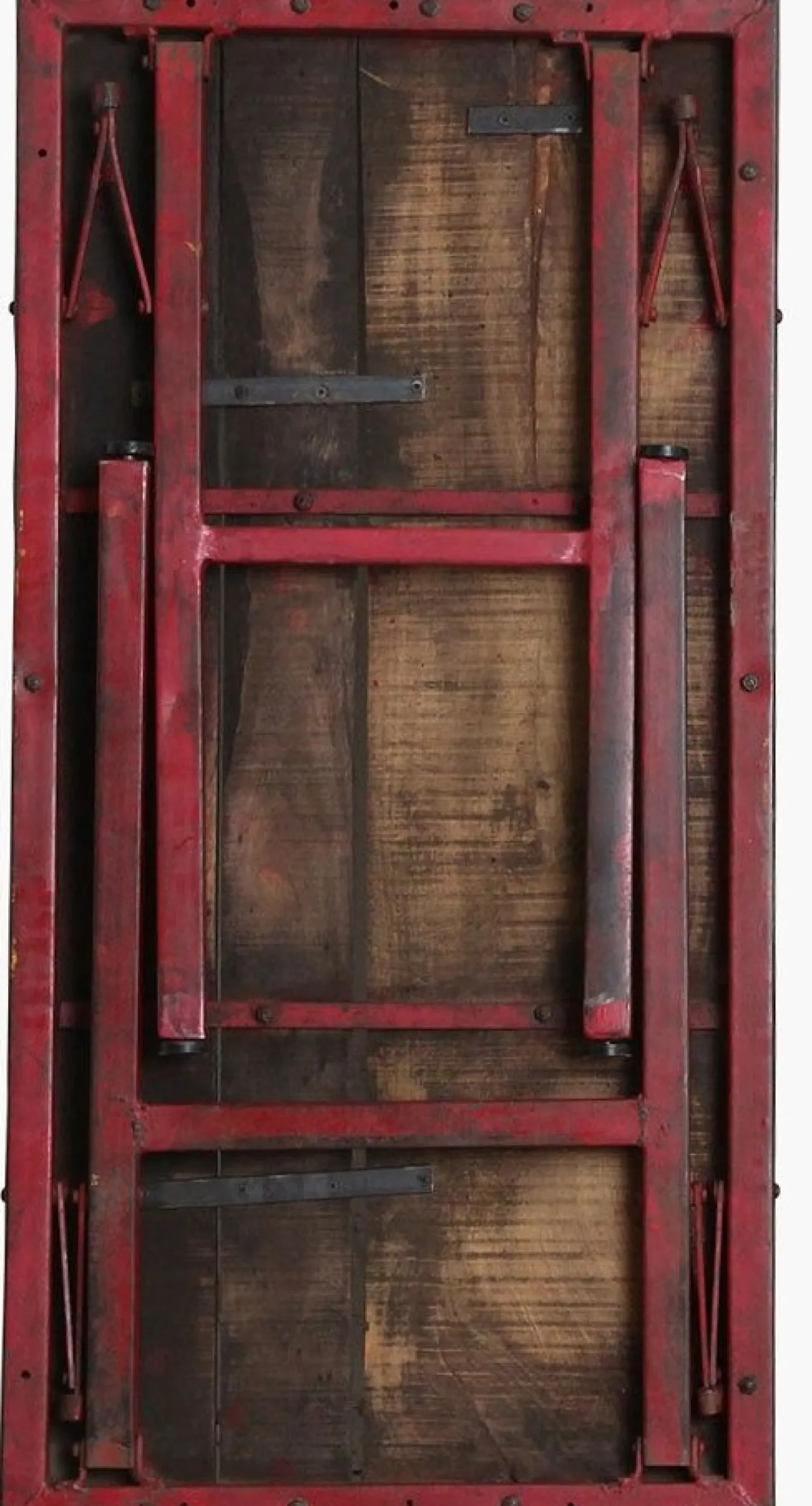 Kleiner Vintage Esstisch 105/60 Cafehaustisch Klappbar-Raw Materials Online