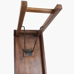 Konsolentisch Esstisch 170/40 Markttisch Vintage Klapptisch Weiß-Raw Materials Online