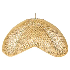 Lampenschirm Maze Boho Organic Rattan Webbing-PTMD Discount