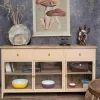 Landhaus Sideboard Provence Metallkorpus Holz Champagner 160-Vintagehaus