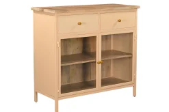 Landhaus Sideboard Vintage 2türig Provence Metall Holz Champagner-Vintagehaus Sale