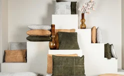 Lederkissen Colby Echtleder Camel S-PTMD Hot