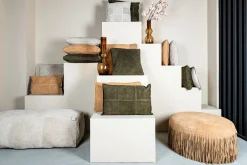 Lederkissen Colby Echtleder Camel M-PTMD Discount