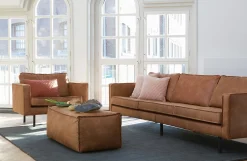 Ledersessel Rodeo 1-Sitzer Cognac-BePureHome