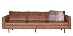 Ledersofa Rodeo 3-Sitzer Cognac 280-BePureHome Online