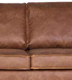 Ledersofa Rodeo 3-Sitzer Cognac 280-BePureHome Online