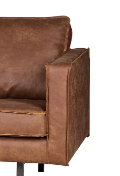Ledersofa Rodeo 3-Sitzer Cognac 280-BePureHome Online