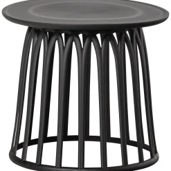 Outdoor Couchtisch Beistelltisch Boy Bliss Kunststoff Schwarz-WOOOD Clearance