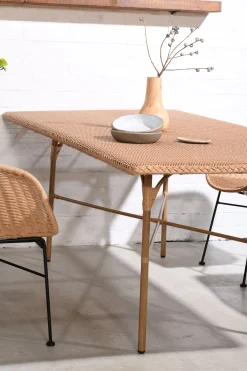 Outdoor Esstisch 210/100 Cabana PE-Rattan/Alu-Vintagehaus