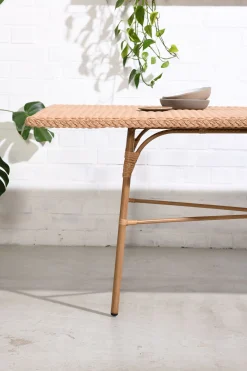 Outdoor Esstisch 210/100 Cabana PE-Rattan/Alu-Vintagehaus