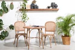 Outdoor Esstisch Cabana Bistro PE-Rattan/Alu 80 Ø-Vintagehaus New