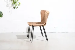 Outdoor Rattanstuhl Esszimmerstuhl Cabana Butterfly Stapelbar PE-Rattan-Vintagehaus Discount