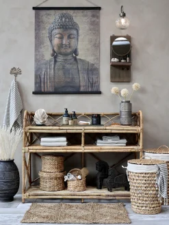 Rattan Konsole Badregal Bohemian Harmony Nature 120-Chic Antique Sale