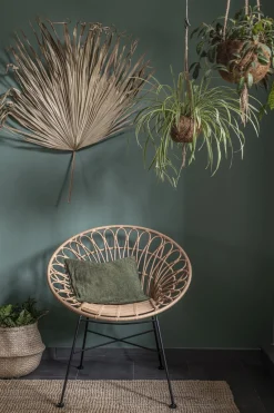 Rattansessel Hacienda PE-Rattan Peacock In/Outdoor Natur-Vintagehaus Hot