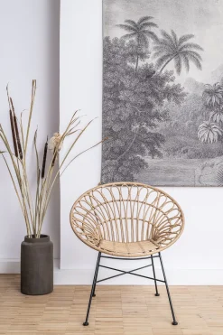 Rattansessel Hacienda PE-Rattan Peacock In/Outdoor Natur-Vintagehaus Hot