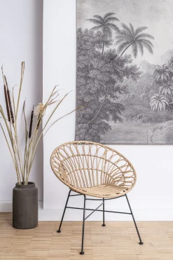 Rattansessel Hacienda PE-Rattan Peacock In/Outdoor Natur-Vintagehaus Hot