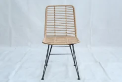 Rattanstuhl Esszimmerstuhl Hacienda Vela PE-Rattan In/Outdoor Natur-Vintagehaus Outlet