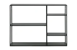 Regal Raumteiler Sideboard Soho June Metall Industrial Schwarz-WOOOD Best