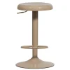Retro Barhocker Monochrome Metall höhenverstellbar Sand-WOOOD Discount