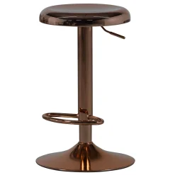 Retro Barhocker Monochrome Metall höhenverstellbar Kupfer-WOOOD Sale
