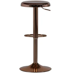 Retro Barhocker Monochrome Metall höhenverstellbar Kupfer-WOOOD Sale