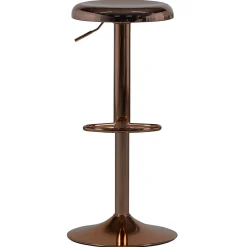 Retro Barhocker Monochrome Metall höhenverstellbar Kupfer-WOOOD Sale