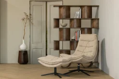 Retro Bücherregal Standegal Raumteiler Sinne Mangoholz-WOOOD Hot