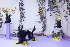 Retro Beistelltisch Couchtisch Dragonized Rauchglasplatte-Bold Monkey Outlet