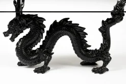 Retro Beistelltisch Couchtisch Dragonized Rauchglasplatte-Bold Monkey Outlet