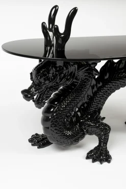 Retro Beistelltisch Couchtisch Dragonized Rauchglasplatte-Bold Monkey Outlet
