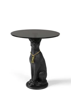 Retro Beistelltisch Couchtisch Proudly Crowned Panther Rauchglasplatte-Bold Monkey Hot