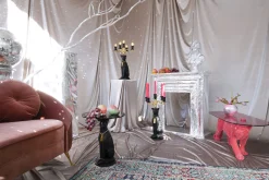 Retro Beistelltisch Couchtisch Proudly Crowned Panther Rauchglasplatte-Bold Monkey Hot