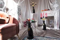 Retro Beistelltisch Couchtisch Proudly Crowned Panther Rauchglasplatte-Bold Monkey Hot