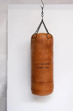 Retro Boxsack Tyson aus Leder Vintage Look-Vintagehaus Accessoires Discount